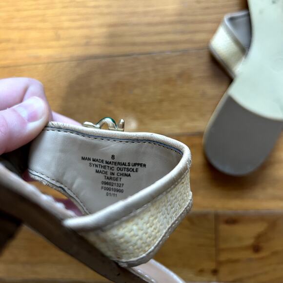 Miss Trish for Target Pineapple Rhinestone Flip Flop Sandal Womens Size 8 - Picture 5 of 6